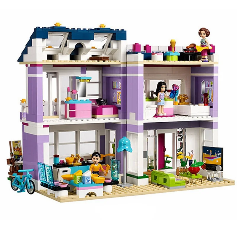 

731PCS legoinglys Friends House Of Emma Castle Playing House Building Blocks Building Blocks Bricks Kids Toys For Girls Children