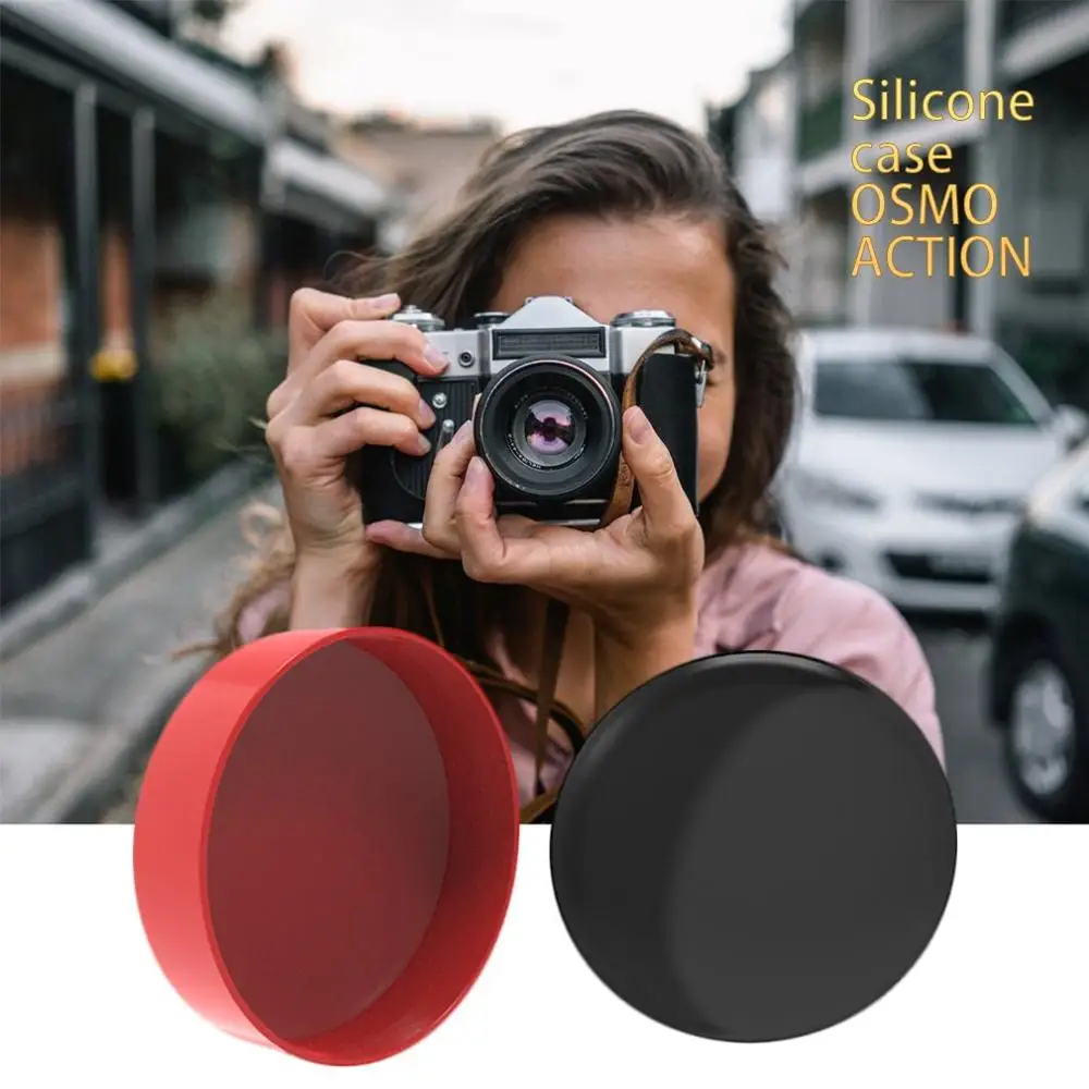 

Osmo Action Protective Camera Lens Cap Cover for DJI Osmo Action Camera Silicone Dust Proof Protector Sports Camera Accessory