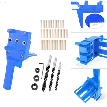 

41pcs/set Handheld Woodworking Dowel Jig Guide For 6 8 10mm Drill Bits