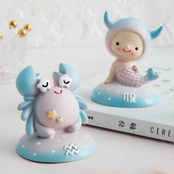 

Twelve Constellations Resin Desktop Display Livingroom Bedroom Cafe Restaurant Home Decoration Children Halloween Christmas Gift