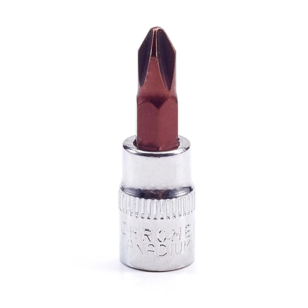 Utoolmart PH1 PH2 PH3 PZ1 PZ3 1/" Phillips головки розетки 2 шт 38 мм Длина хром-ванадиевая сталь Привод гнездо адаптера