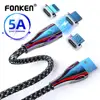 FONKEN Magnetic Cable 5A Micro USB C Type-C Cable Super Fast Charging For Phone Quick Charge For Huawei P30 Mate30 Magnet Cord ► Photo 1/6