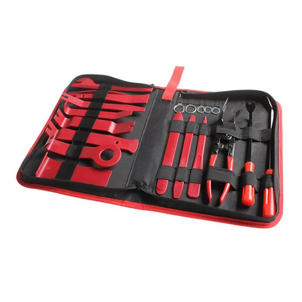 

19PCS Car Audio Disassembly Tool With Self-sealing Bag Car Interior Door Clip Panel Trim Open Removal Tools