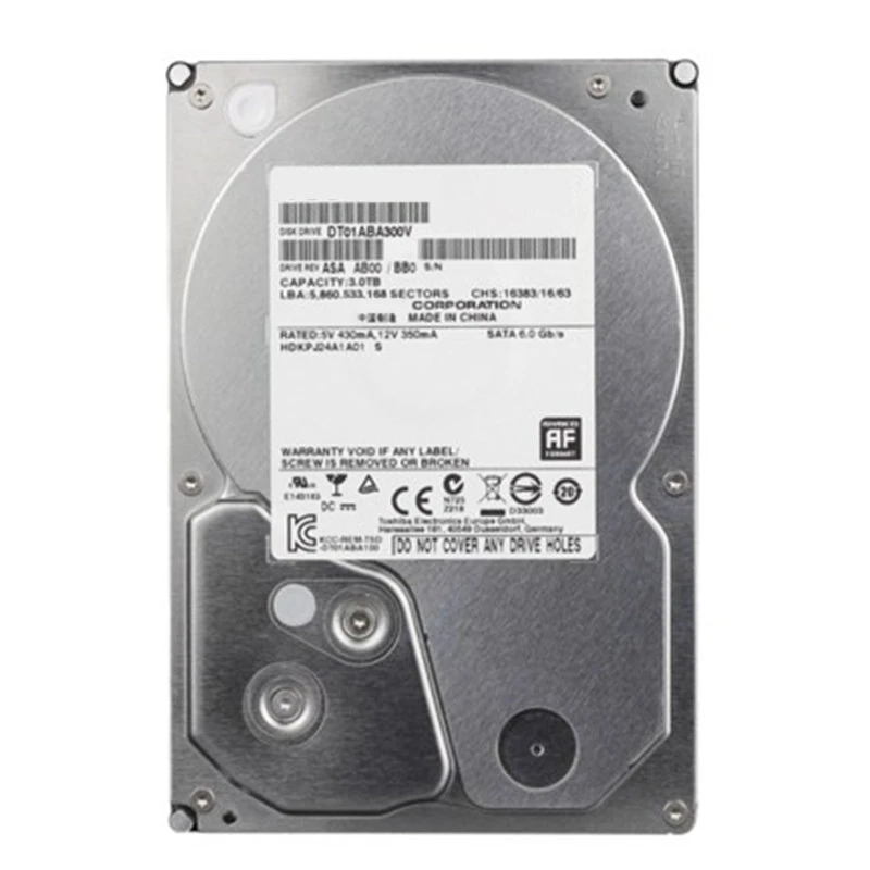 Новый жесткий диск для Toshiba Brand 3 ТБ 5 &quotSATA 6 ГБ/сек. 32MB 5900RPM внутреннего жесткого