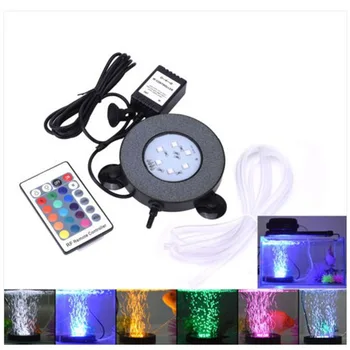 

6LED with remote control fish tank bubble lamp aquarium diving oxygenated water lamp oxygenated landscaping led lamp flood light
