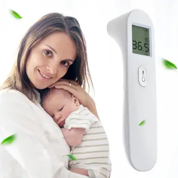 

In Stock Electronic Infrared Thermometer Non-contact Human Ear Forehead Thermometer with LCD Display for Baby Child Adult #CO