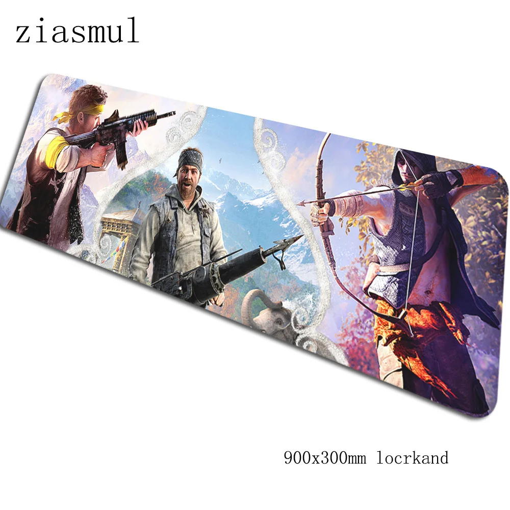 Far cry коврик для мыши геймер 3d 90x30 см Коврик для мыши notbook игровой коврик для мыши большой Kawaii коврик для мыши стол для компьютера коврик для мыши - Цвет: Size 900x300x2mm