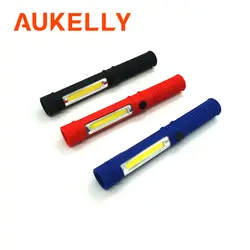 Aukely Многофункциональный COB светодиодный мини-фонарик портативный Рабочий фонарик для осмотра Рабочая ручная лампа с магнитом AAA