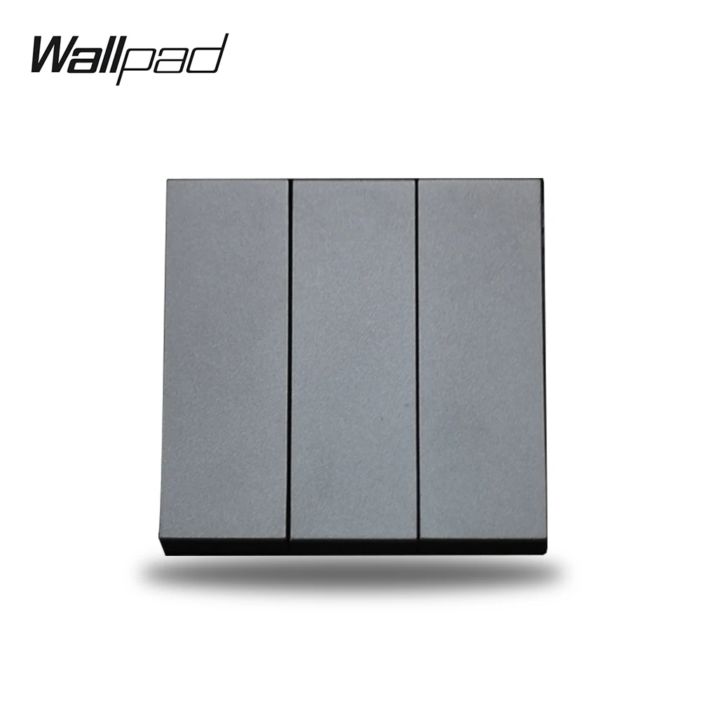 Модульный светодиодный настенный высветильник ель питания Wallpad S6 3 клавиши 1