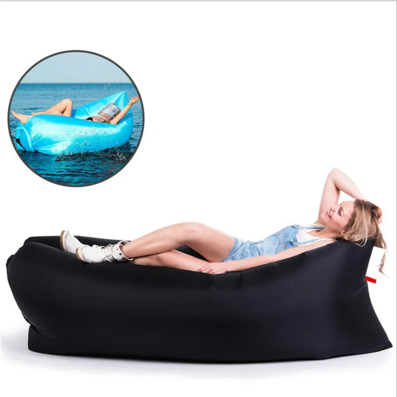 

Outdoor Ultralight Air Inflatable Sofa Mattress Camping Sleeping Bags Air Bed Beach Lounge Chair Fast Folding Sleeping Bag Z20