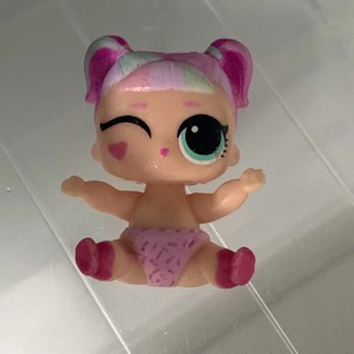 Super Rare Lil unicorn Lol Surprise Dolls Lil Sister with bag toy color changed 