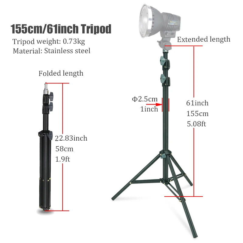 Mobile Phone Tablet DSLR Camera Tripod Boom Arm 155cm 61inch for Top Down Shooting Stand Youtuber Unboxing Video Studio phone tripod photo tripod tripod mount adapter