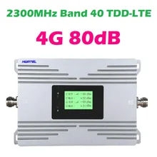 Répéteur 4G LTE TDD B40 2300 MHZ bande 40 TD LTE + amplificateur de signal cellulaire amplificateur de modem réseau internet 0.5 watts 27dBm 80db