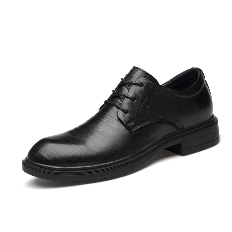 37-47 мужские строгие туфли деловые стильные удобные нарядные туфли для мужчин Новинка - Цвет: Black