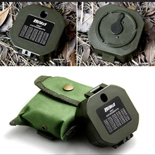 Аварийный портативный геологический компас светящийся легкий Открытый водонепроницаемый указатель измерения склона расстояние выживания военный