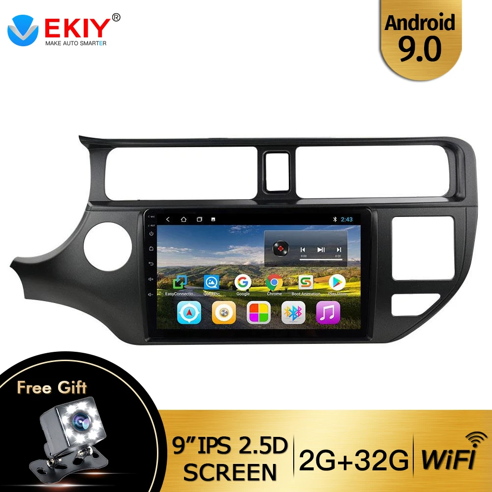 EKIY 9 ''ips Android 0 Автомобильный gps радио головное устройство для KIA K3 CERATO FORTE 2013 2014