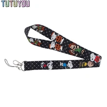 PC371 Dogs Lanyards Id Badge Holder Keychain ID Card Pass Gym Mobile Badge Holder Lanyard Key Holder