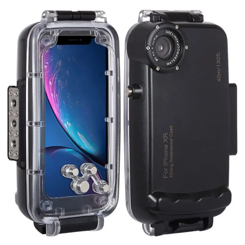 

IPhone Cover Waterproof Concise Solid Color Corrosion Resistance Practical Phone Case