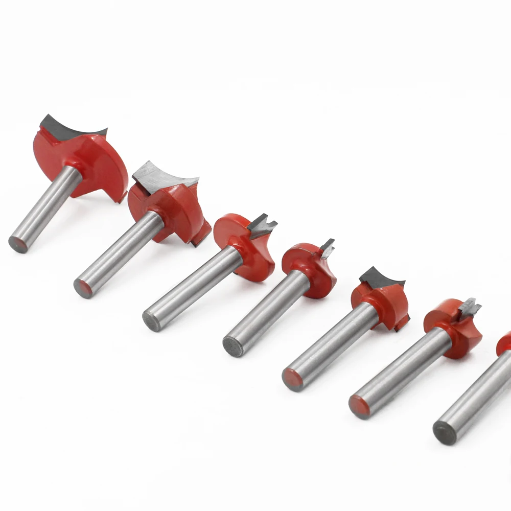 LA VIE 1pc 6mm Shank CNC Round Nose Bits Round Point Cut Bit Shaker Sharp Cutter Solid Carbide Tools for Woodworking MC06006