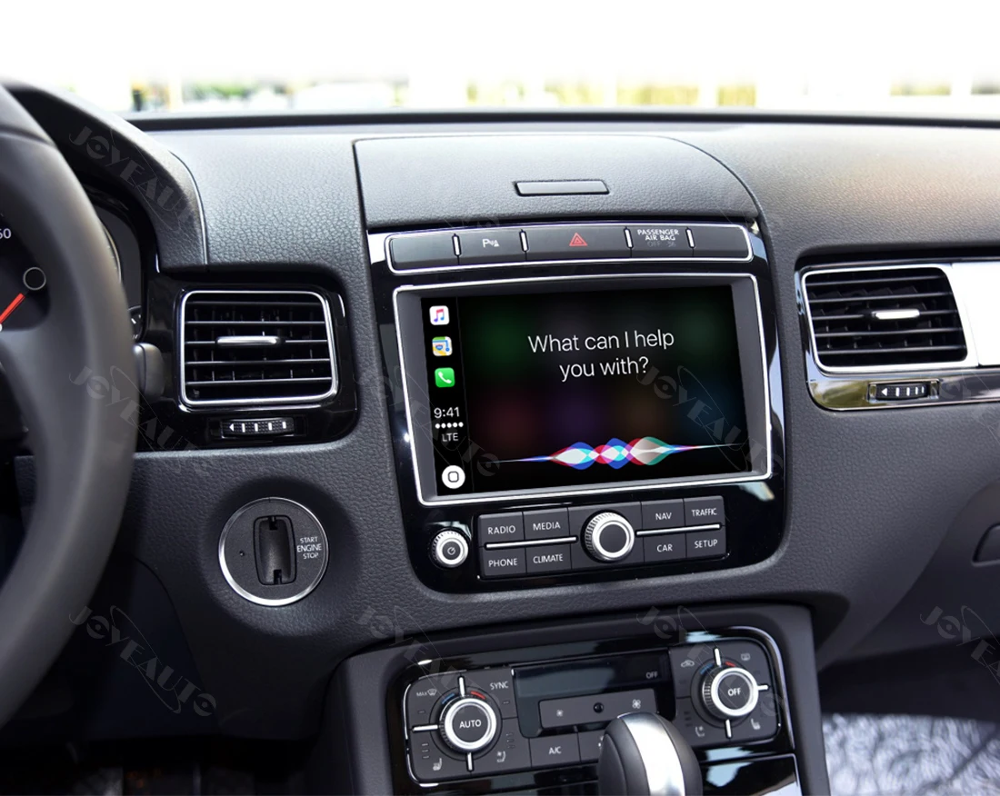 Joyeauto Wifi беспроводной Apple Carplay для 2010- Volkswagen Toureg Golf с iOS13 Android зеркало Android авто зеркало в форме яблока