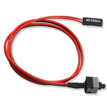 10 шт. 2 Pin SW PC 50 см Силовой кабель вкл/выкл кнопка ATX компьютерный переключатель провода Кабельная линия Прямая поставка