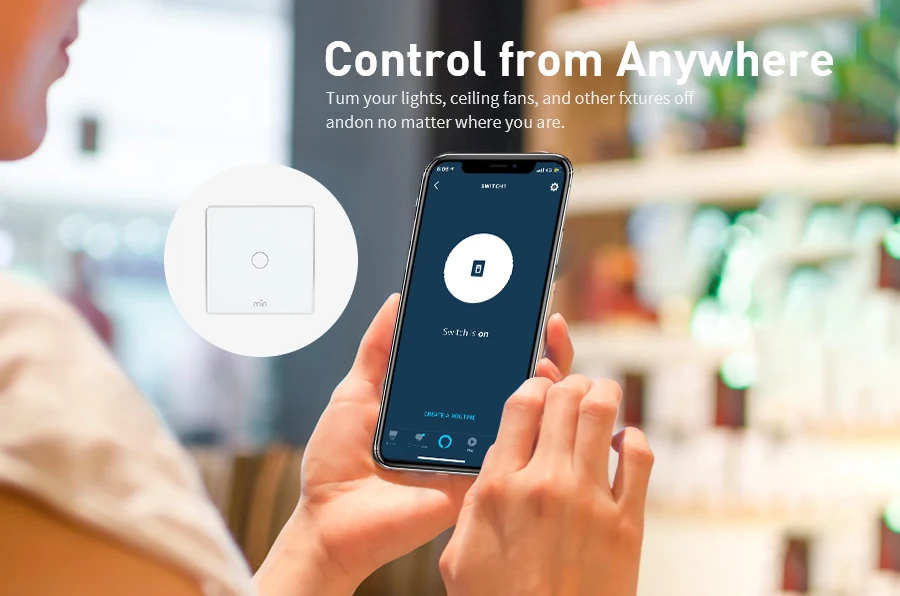 ЕС Tuya WiFi сенсорный Умный Переключатель Беспроводной интеллектуальный переключатель настенный Многофункциональный Контроль ЕС стандарт ЕС Tuya WiFi 1 банда 1 Ван