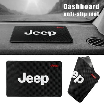 

Car Anti Slip Mat Auto Silicone Dashboard Non-Slip PVC Mat For JEEP Grand Cherokee Renegade Wrangler Compass Patriot Accessories