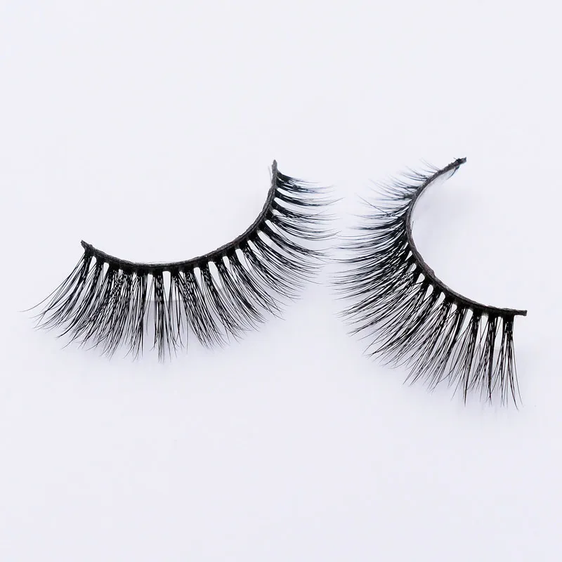 

Wyuen Natural Long False Eyelashes 3d Faux Mink Lashes Fake Lashes Makeup Eyelash Extension Mink Eyelashes for Beauty 3D-19