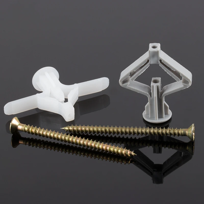 Plaster Board Plastic Expansion Anchor Bolt PortableAirplane Butterfly Shape Expansion Tube Screw Self-tapping Plug