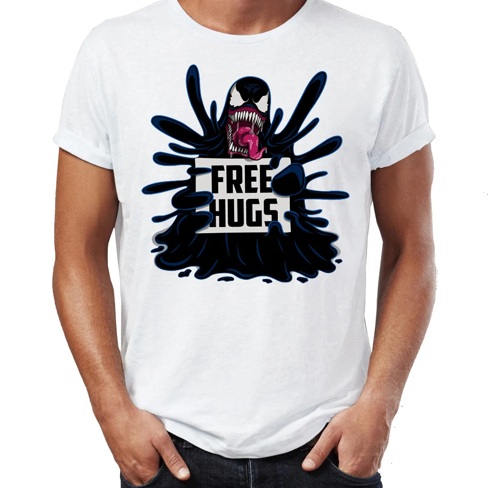 

Men's T Shirt Venom Wants A Hug Awesome Artwork Printed Tee