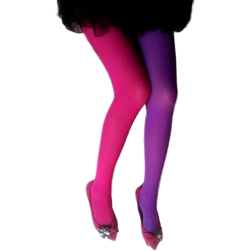 Неоновые колготки женские осенние модные Цветные Лоскутные вечерние Клубные колготки Утягивающие колготки сексуальные женские чулки - Цвет: 3 pairs