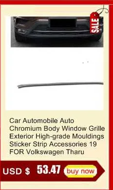 Car Automobile Decorative Wing Mirror Rear Bumper Trunk Exterior Fashion Modification Mouldings Accessory 18 19 FOR Peugeot 301