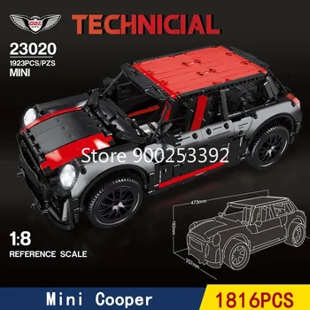 

In Stock 1816Pcs Technic Series Mini Classic Model Cooper Super Racing Car Building Blocks MOC Bricks F1 20097 23008 23002 23020
