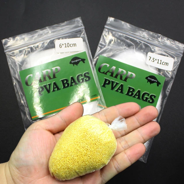 20PCS Carp Fishing Accessories Tackle Cone Shape PVA bag with