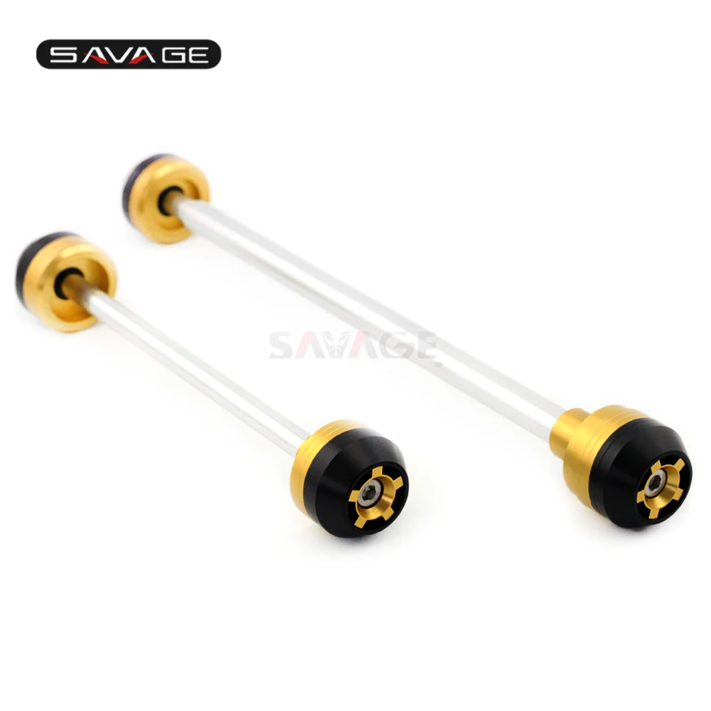 Front Rear Axle Fork Wheel Protector Sliders Falling Protection (40)