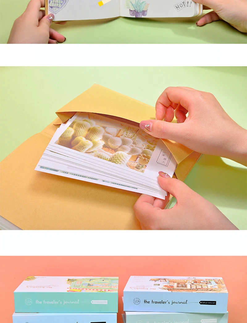 Корейский A5 блокнот Набор Kawaii милый планировщик Органайзер Dokibook личный дорожный дневник записные книжки+ 6 цветных ручек и ленты