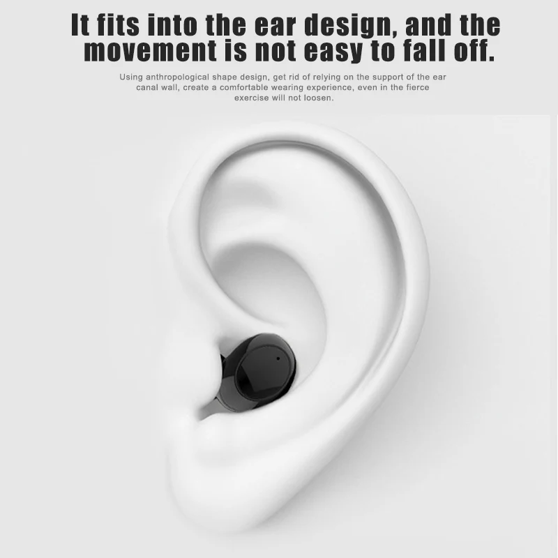 Mini Lightweight Wireless Communication Earphone Support Wireless Charging Earbuds Hight Definition Call LFX-ING