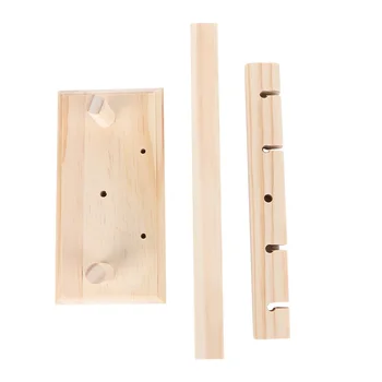 

Creative Solid Wood Headset Display Stand Earplug Tidying Rack Multifunction Display Rack