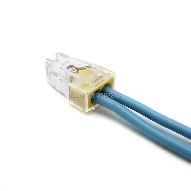 2 шт./лот Проводка-соединитель проводник-Клеммная колодка для 2-контактного