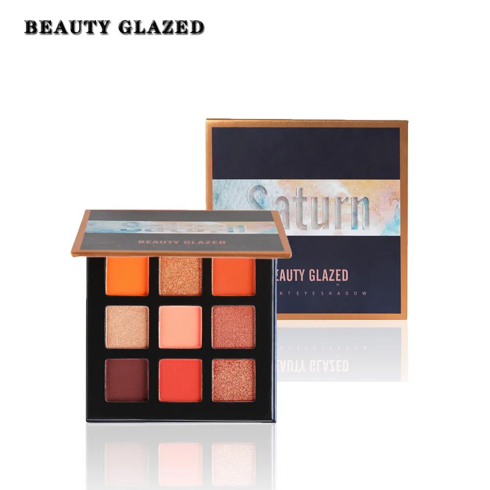 Beauty Glazed Makeup Eyeshadow Pallete Glitter Shimmer Matte Eye Shadow Palette Cosmetics Make Up Pigment Sombras 9 Colors Beauty Glazed Makeup Eyeshadow Pallete Glitter Shimmer Matte Eye Shadow Palette Cosmetics Make Up Pigment Sombras 9 Colors
