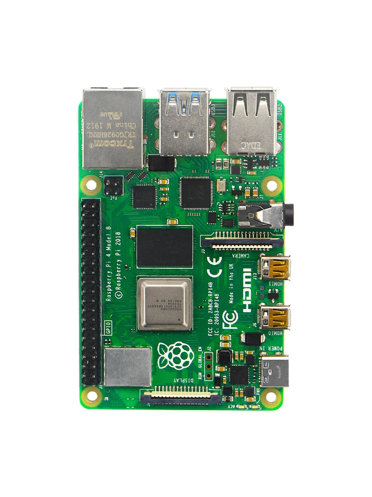 Placa de Desenvolvimento Original Mais Recente Raspberry 4 Modelo b 1g 2g 4g Ram 2.4g & 5g Wifi Bluetooth 5.0 Rpi pi - Imagem 5