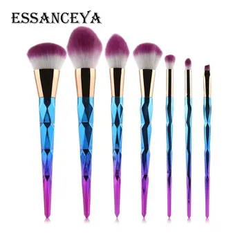 

ESSANCEYA 7Pcs Beauty Makeup Brushes Set Powder Foundation Eyeshadow Eyeliner Blush Brush Make Up Brush tolls Face Maquiagem
