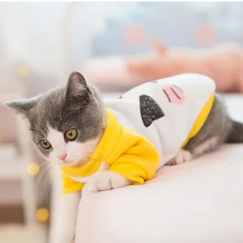 

Warm Cat Clothes Winter Pet Puppy Kitten Coat Jacket For Small Medium Cats Yorkshire Clothing Costume