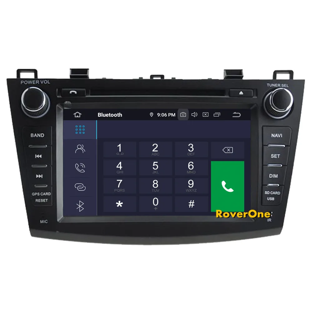 Sale RoverOne Car Multimedia For Mazda 3 Mazda3 2010 2011 2012 2013 Android 9.0 Car DVD GPS Navigation Bluetooth Auto Radio Stereo 8