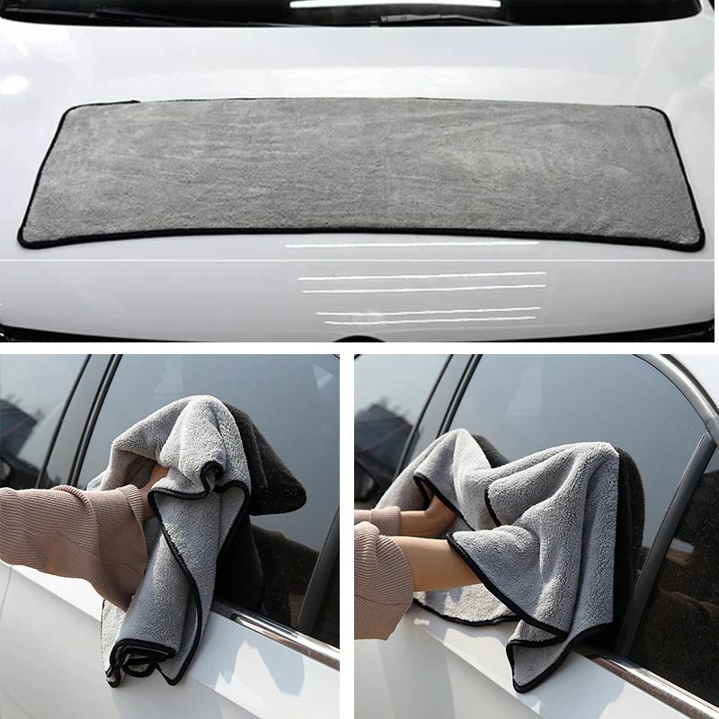 세차용 마이크로 화이버 타올, 자동차 청소 타월, 차량용 액세서리, 100x40cm
