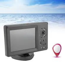 7 pulgadas de navegador Marine GPS carta de navegación Plotter con colorido LCD Antena de GPS interna transpondedor Combo Navigator KP-708