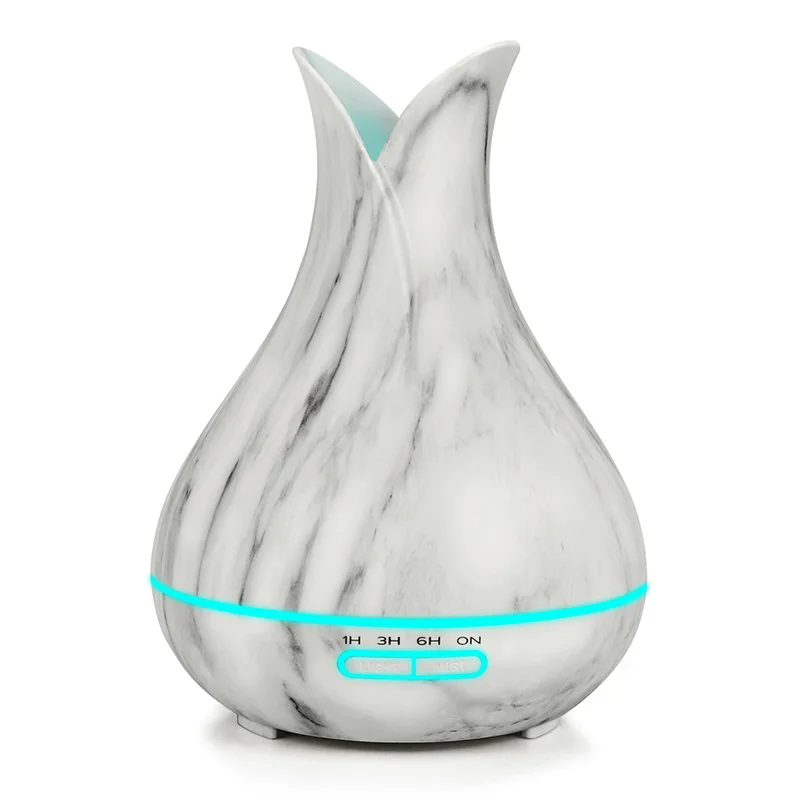 

OTOKU 400ml Aroma Diffuser Essential Oil Air Pupifier Ultrasonic Air Humidifier with 7 Color LED Night Lights for Home or Office