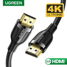 Ugreen HDMI-kompatibel Kabel Splitter Switcher Kabel 2,0 4K/60Hz für Ps4 TV Box Apple TV männlichen zu Männlichen 4K Audio Lautsprecher Kabel