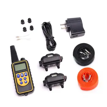 

Waterproof Electric Dog Shock Collar With Remote Control For Large 880 Yard Pet Training 28GE