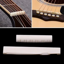 Гитара кости щелевые нижний порожек гайка набор заготовка волок для 12 струнной акустической гитары аксессуар для укулеле для замены костной нижний порожек